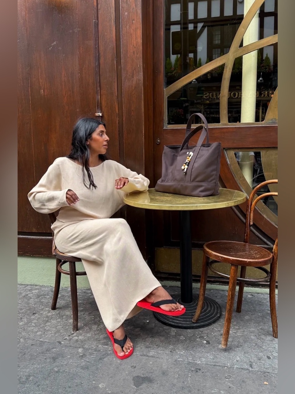 This summer’s red and black viral flip-flop